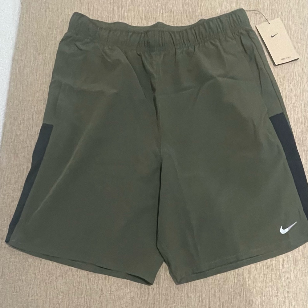 Nike Men's Dark Green Athletic Shorts